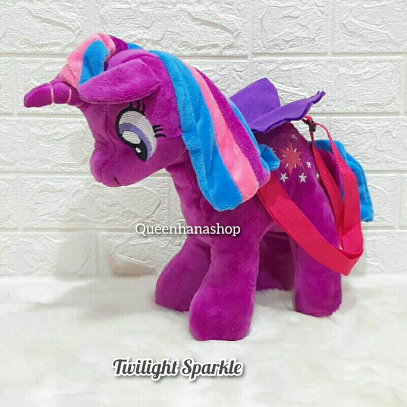 Tas Selempang Little Pony  Tas Little Pony Full Body  Sling Bag Pony Tas Boneka Karakter