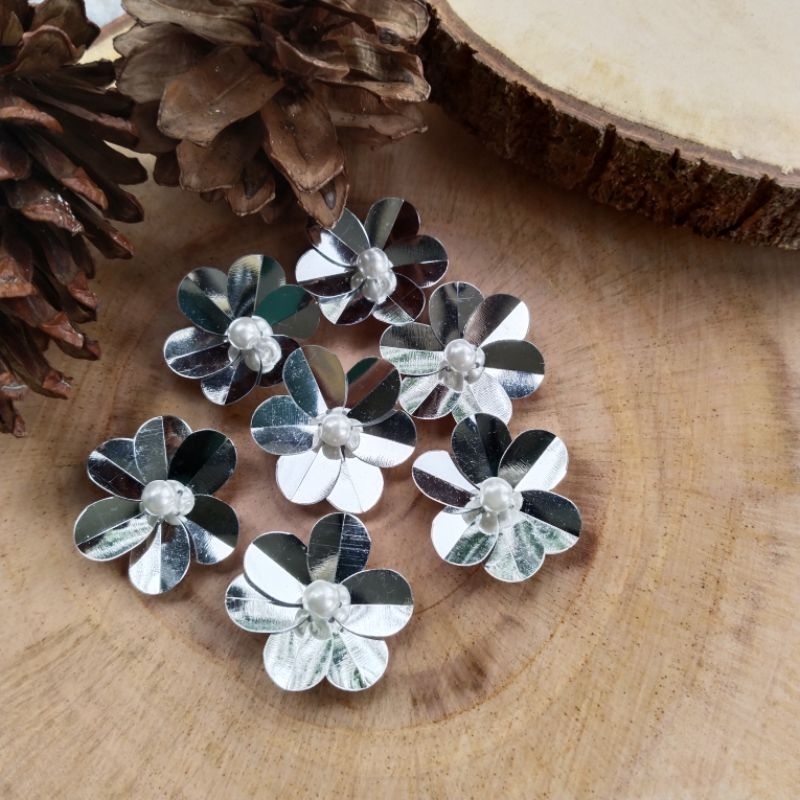 Bunga rangkai payet sequin