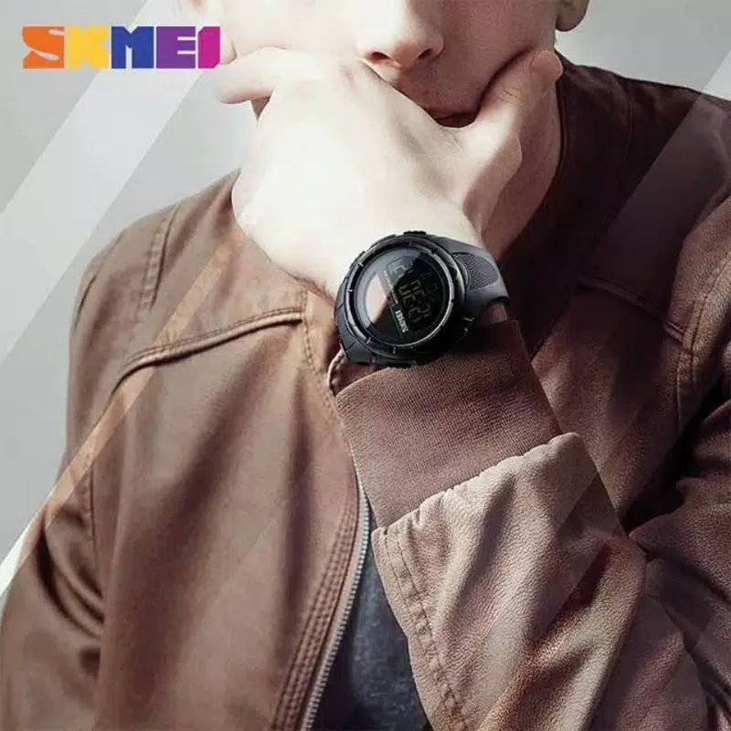 SKMEI JAM TANGAN PRIA SOLAR POWER WATERESISTANT