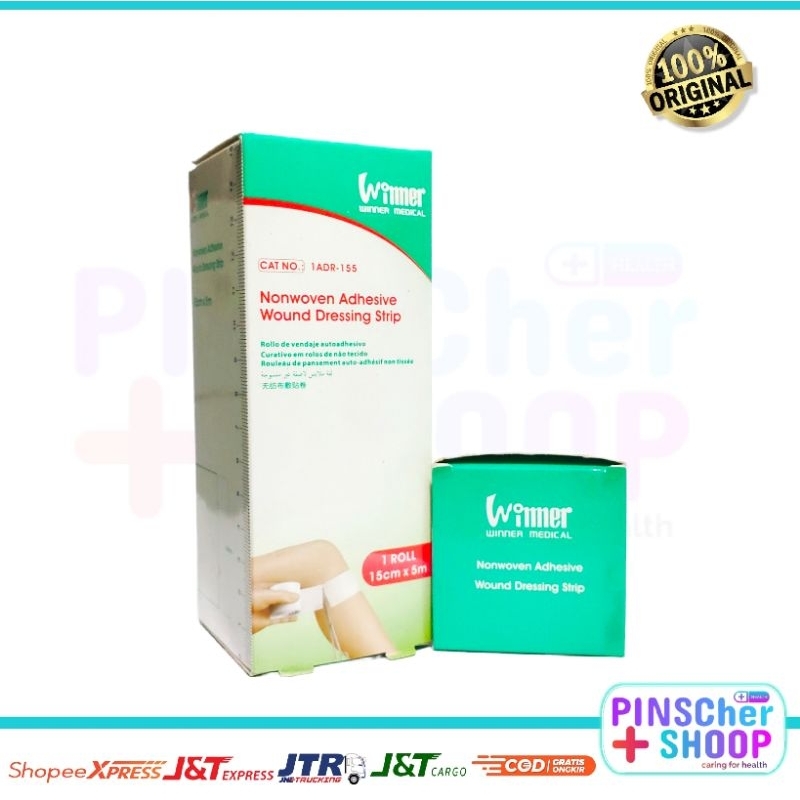 Winner Wound Adhesive 15cm X 5m Plester Penutup Luka