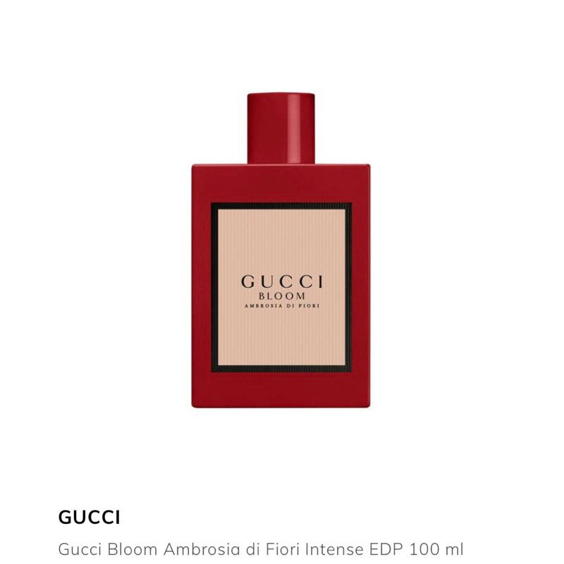 Parfum Gucci Bloom Ambrosia Di Fiori 100% Original