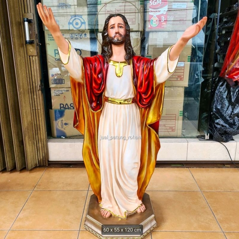 Patung Yesus Memberkati 120 cm