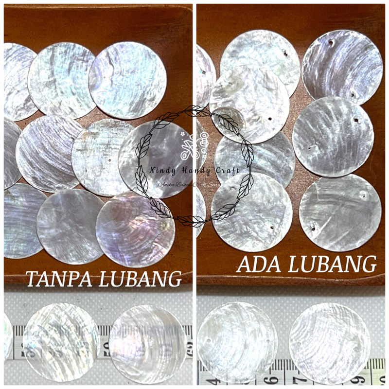 10- 12pcs Simping Kerang Untuk Craft - Kerang - Kulit Kerang - Kerang Simping