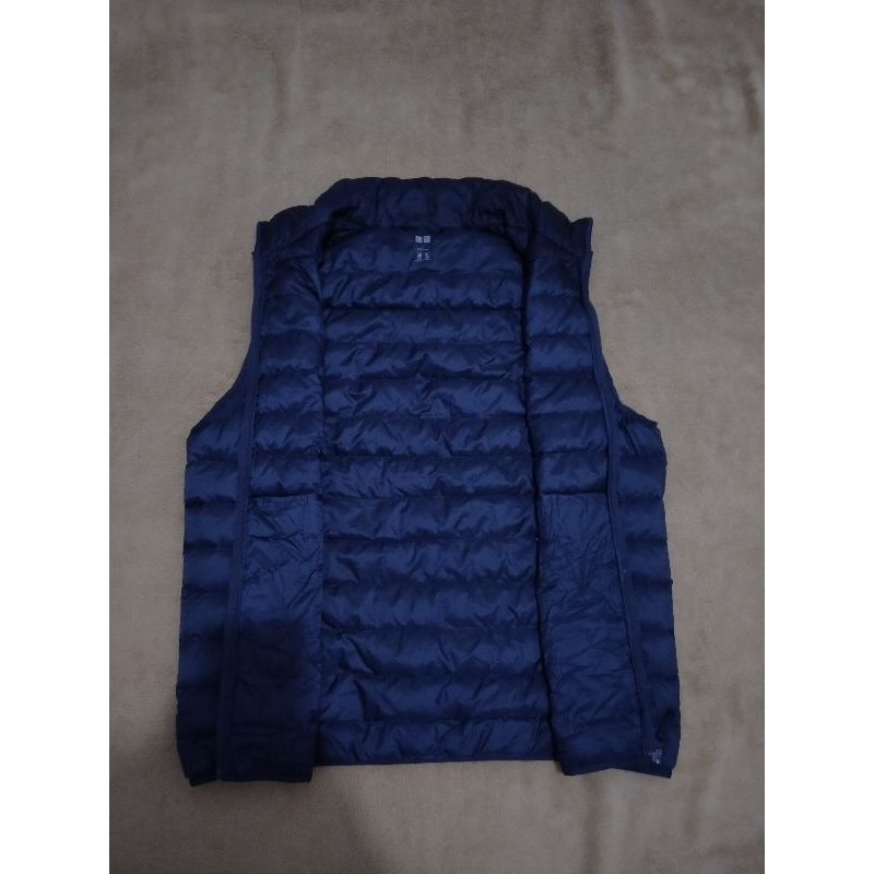 vest uniqlo bulu angsa