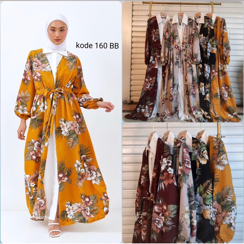 RESIN FASHION - Gamis Flower Miamore model Outer 0091