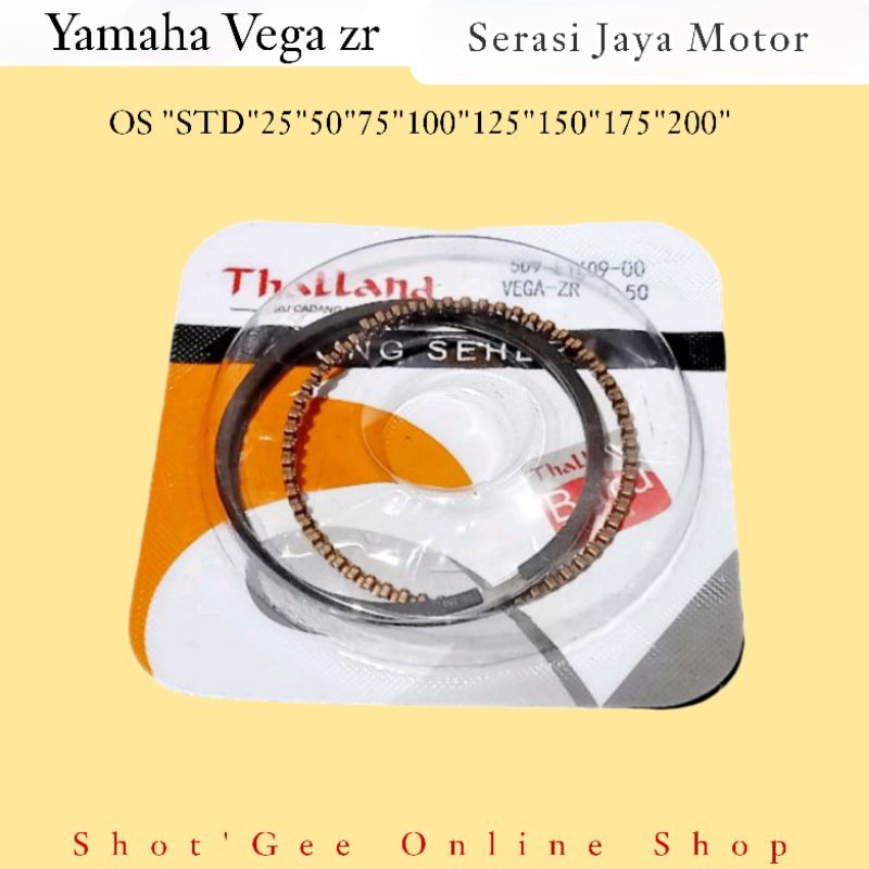 RING SEHER RING PISTON YMH VEGA ZR