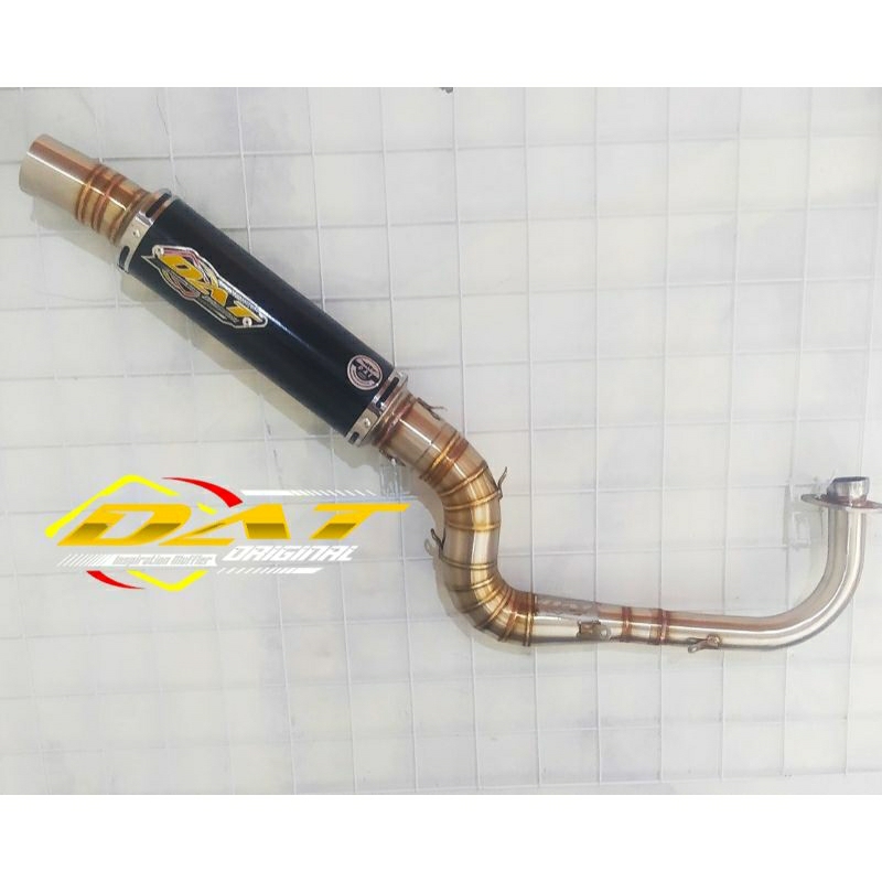 knalpot matik mio, beat, nmax 155cc,200cc leheran roll bending original DAT