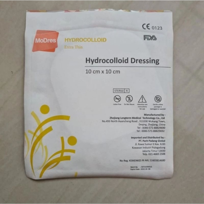 Modres Hydrocolloid Dressing 10x10 Plester Luka Diabetes Decubitus
