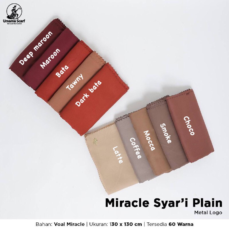 SEGIEMPAT MIRACLE SYAR’I PLAIN METAL LOGO