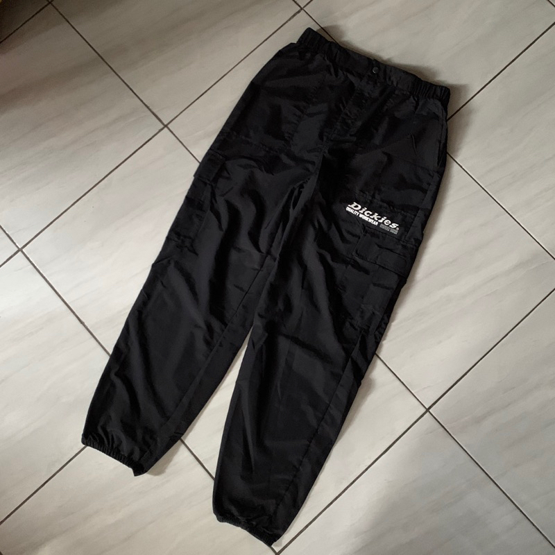 DICKIES JOGERPANTS NYLON LOGO BLACK ORIGINAL