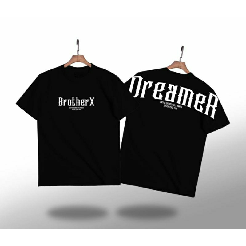 KAOS X-SEVEN PRIA HITAM Kualitas Distro