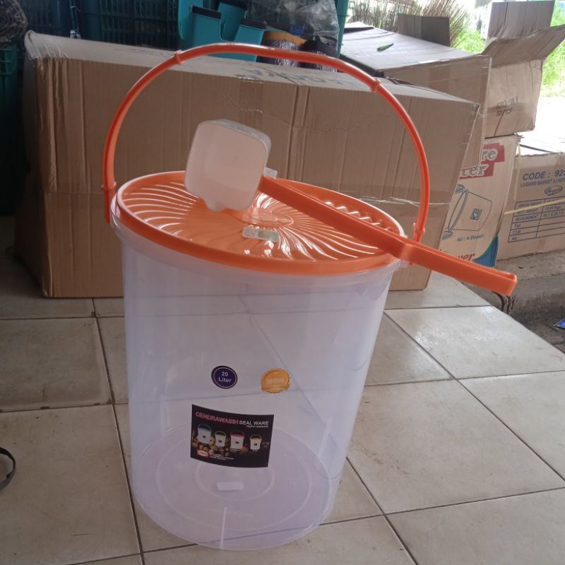 (3pcs)toples es buah+ gayung 20 liter