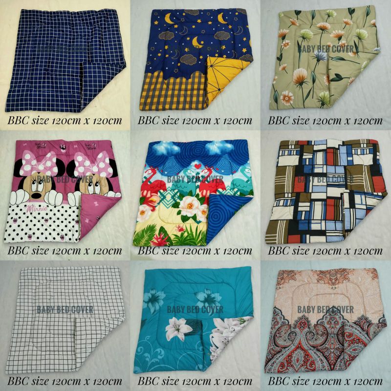 bed cover bayi ukuran 120*120 / bed cover bayi