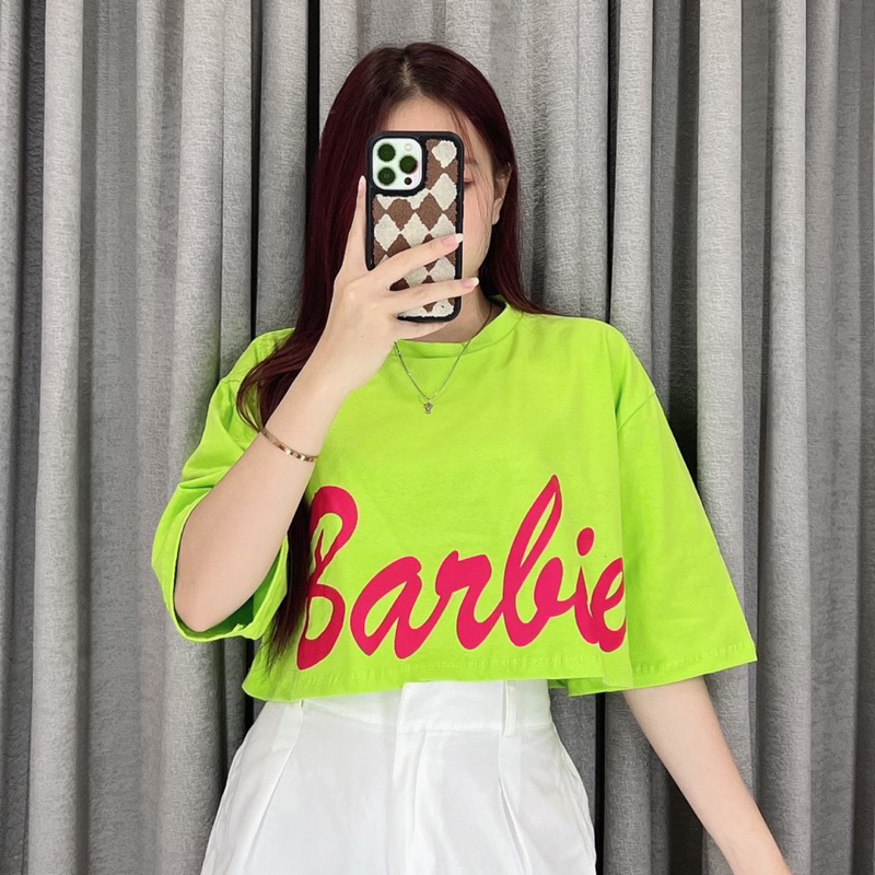 Crop top oversize barbiee | Atasan crop oversize