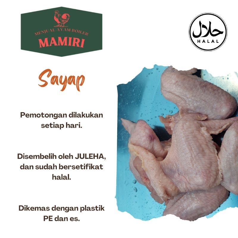 

Sayap ayam 1kg