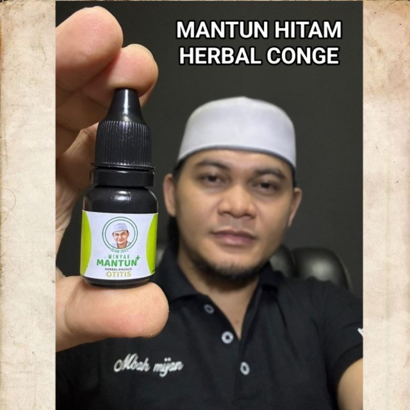 Mantun Hitam Herbal Radang Telinga