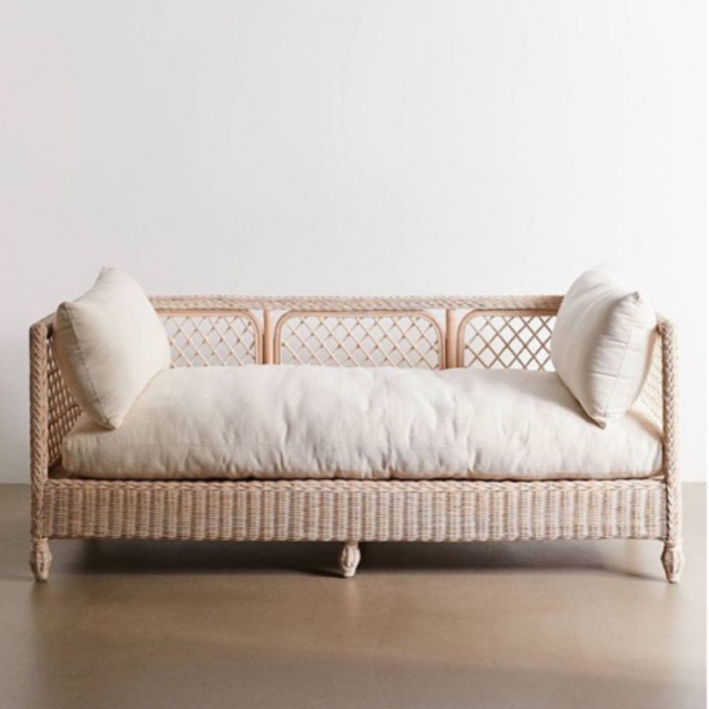 Sofa panjang rotan alami anyaman terbaik sofa rotan terbaru