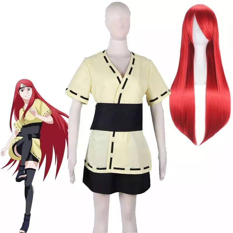 kostum cosplay kushina uzumaki series naruto shippuden