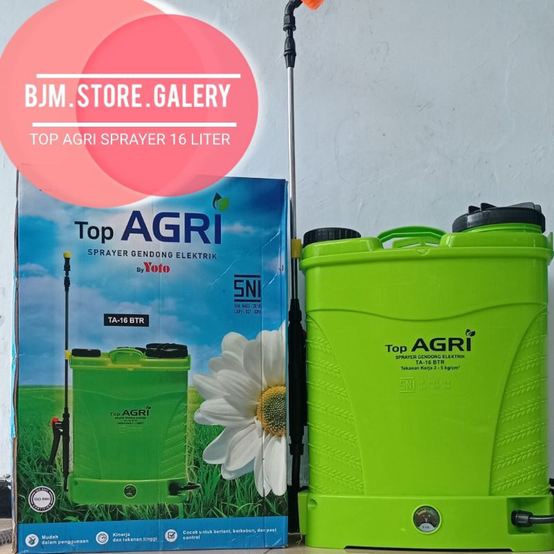 tangki elektrik TOP AGRI / tangki seprayer cas otomatis / tangki cas / sprayer top agri