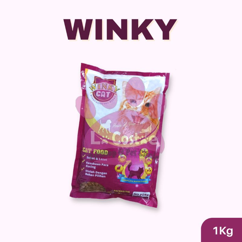 WINKY Kemasan 1kg - Winky Makanan Kucing Dewasa