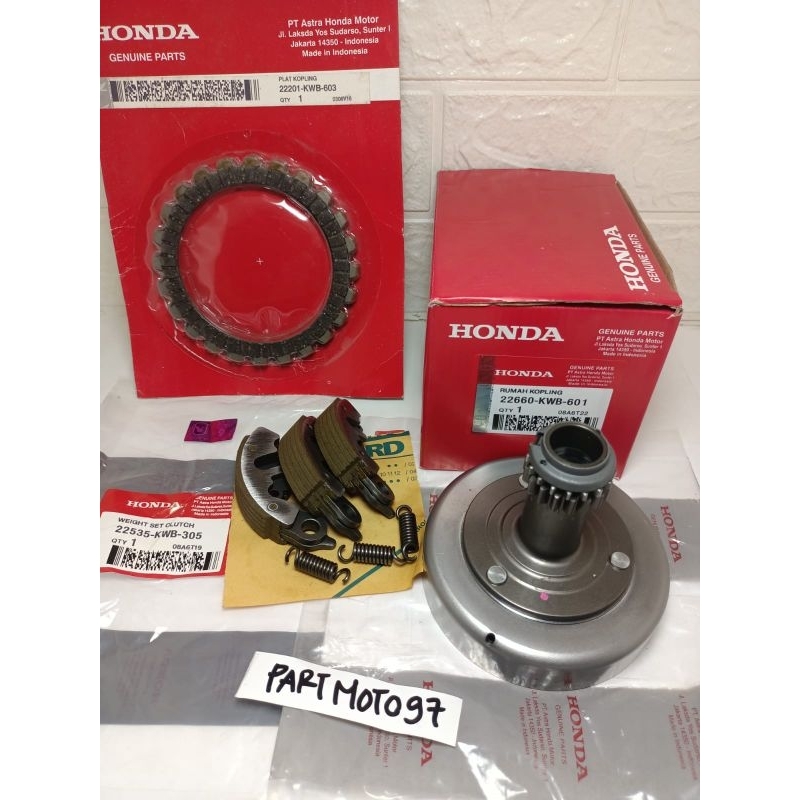 Paket Lonceng Ganda Otomatis Blade 110/Revo Absolute KWB ORI HGP