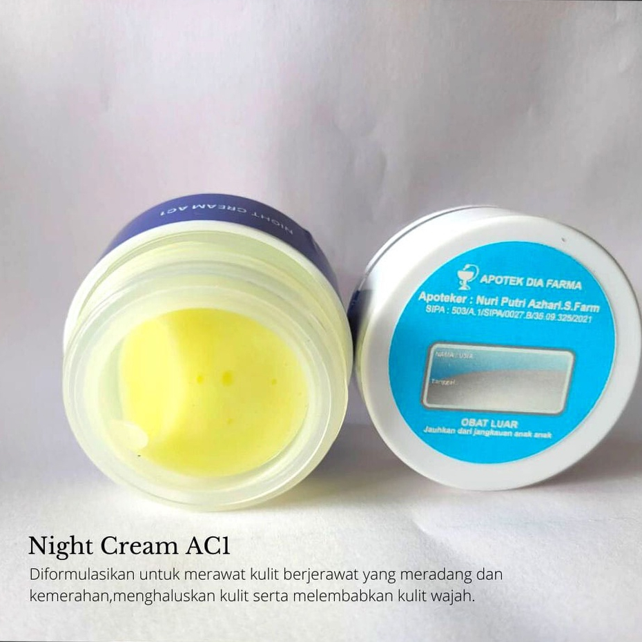 NIGHT AC1 Pengganti ACNE DARK SPOT FAST DERM / ECER FAST DERM / NIGHT ACNE WHITENIG ULTIMATE  / NIGH