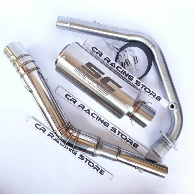 knalpot yamaha R15 sc project titan