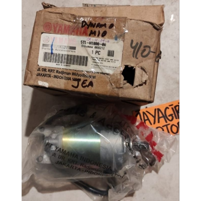 Dinamo Stater MIO Yamaha 5TL YGP Assy Dynamo Starter Rumah Anker Angker Setater Ori Original Orisini