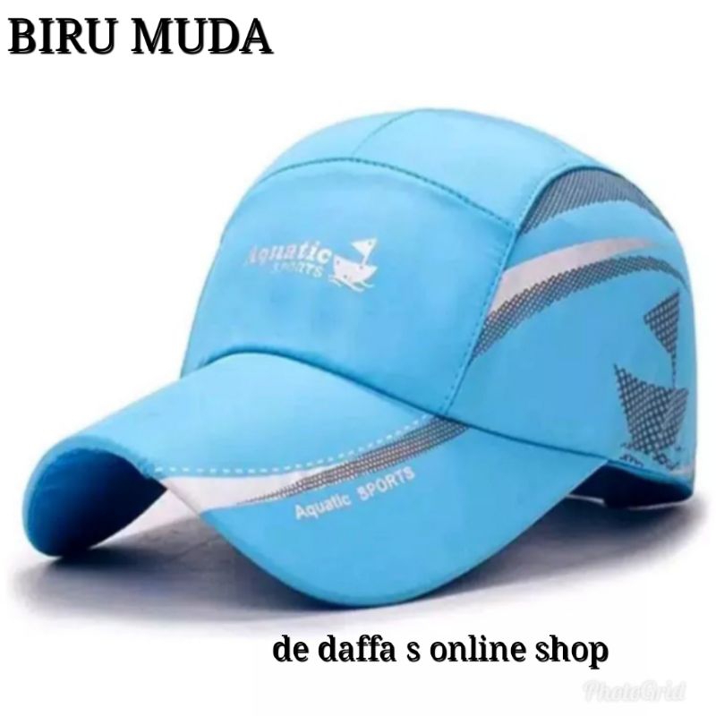 COD TOPI SPORT PRIA WANITA TOPI PARASUT ANTI AIR TOPI AQUATIC SPORT TERLARIS