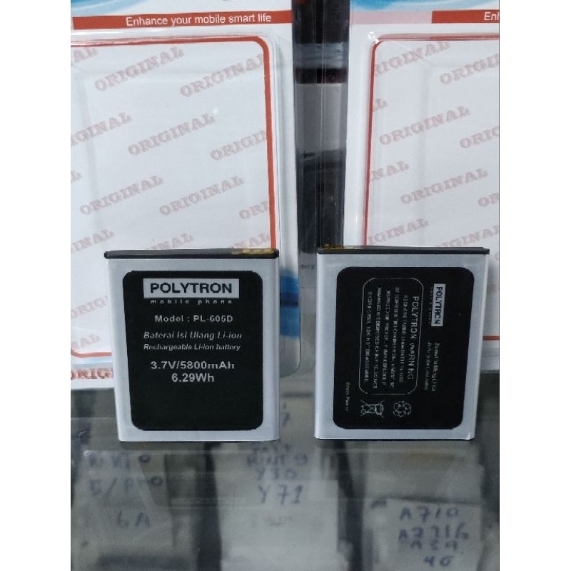 Baterai Polytron PL-605D PL605D Rocket S1 R2452 Orginal