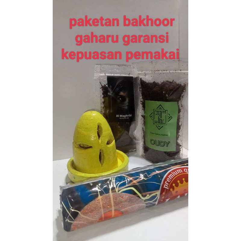 satu paket bakhor dupa bonus free packing