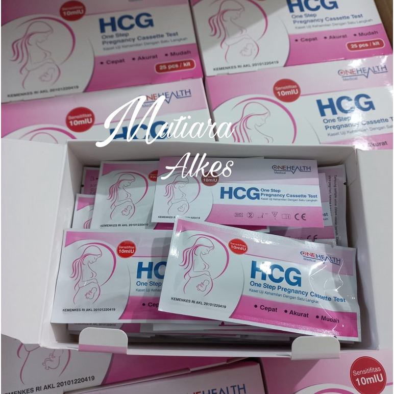 ONEHEALTH HCG TEST - Tes Kehamilan HCG Cassette - Test Hamil 1PCS