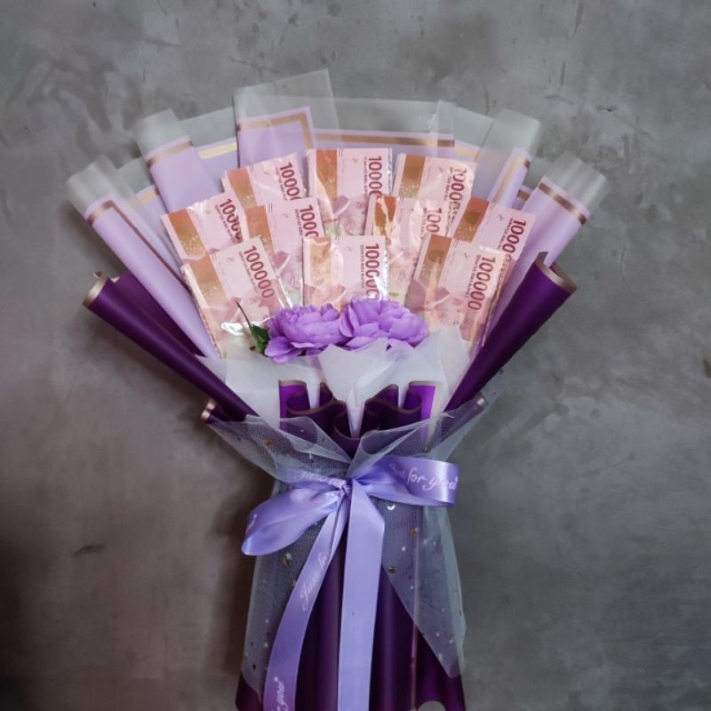 Buket Bouquet bunga wisuda pernikahan ulang tahun acara besar lainnya bisa request