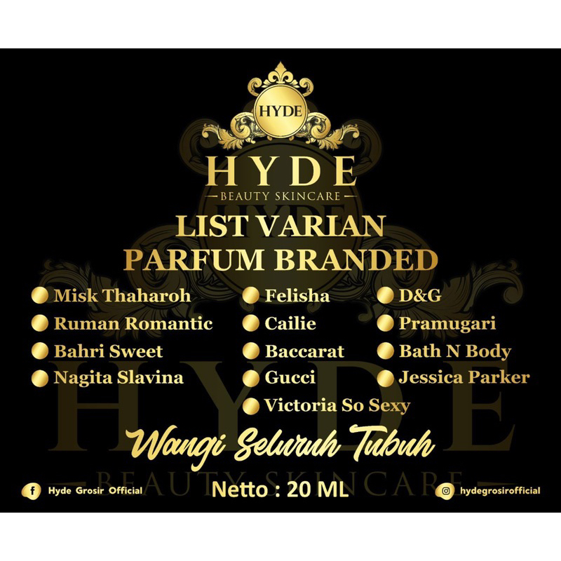 HYDE PARFUM BRANDED