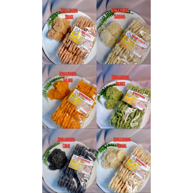 

Rengginang Rasa Cumi / Seledri / Balado / Udang / Terasi / Bawang 500 gr
