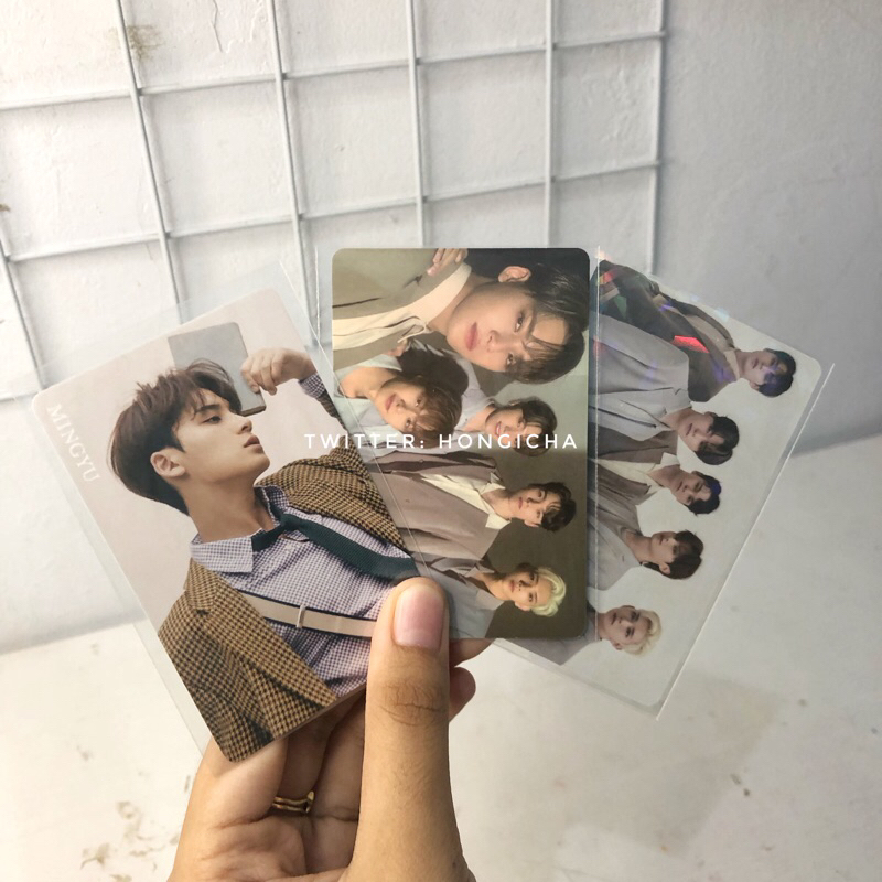TAKE ALL ONLY pc photocard mingu an ode hmv, tc trading card income unit special joshua, jun, dino, 