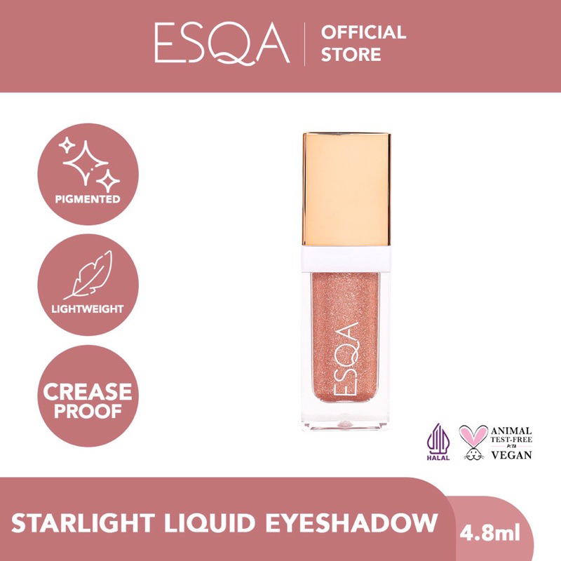 ESQA starlight liquid eyeshadow Saturn