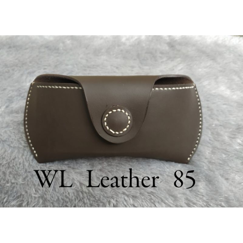 Dompet kacamata kulit asli dompet kacamata pinggang tempat kacamata handmade Wl 69