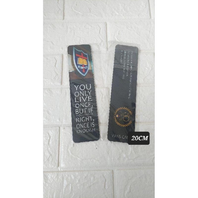 

PEMBATAS BUKU BOOKMARK BPK PENABUR (DPT 2PCS)