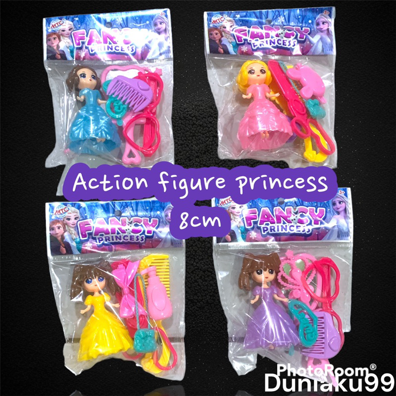 action figure princes + aksesoris / boneka princess / hiasan bolu kue ultah / souvenir / mainan murah