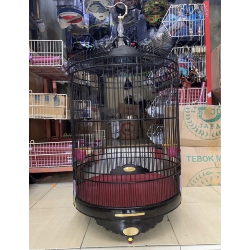 SANGKAR KANDANG MURAI BNR PVC BLACK RUBICON NO 2(KARGO)