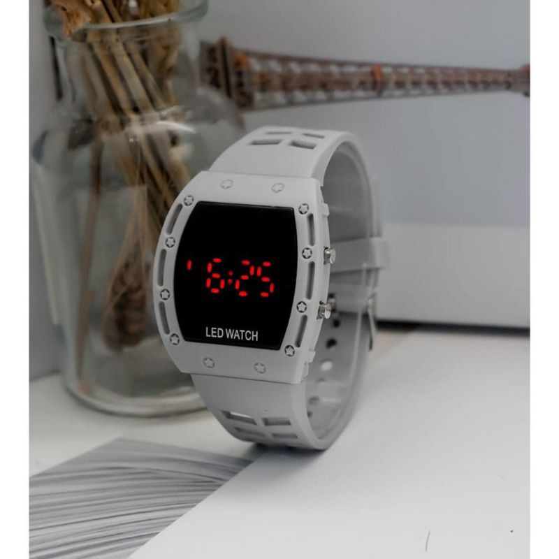 (Terima Cod)Jam Tangan Unisex Hushpuppies Led Watch Digital Strap Rubber/Karet Murah New Top1(Dikirim Jakarta)