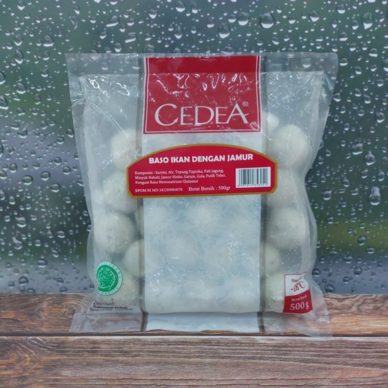 CEDEA BASO IKAN DENGAN JAMUR 500GRAM