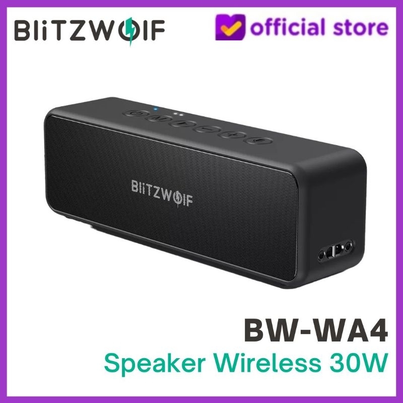 BlitzWolf BW WA4 Speaker 30W Bluetooth Wireless Dual Driver Bass TWS