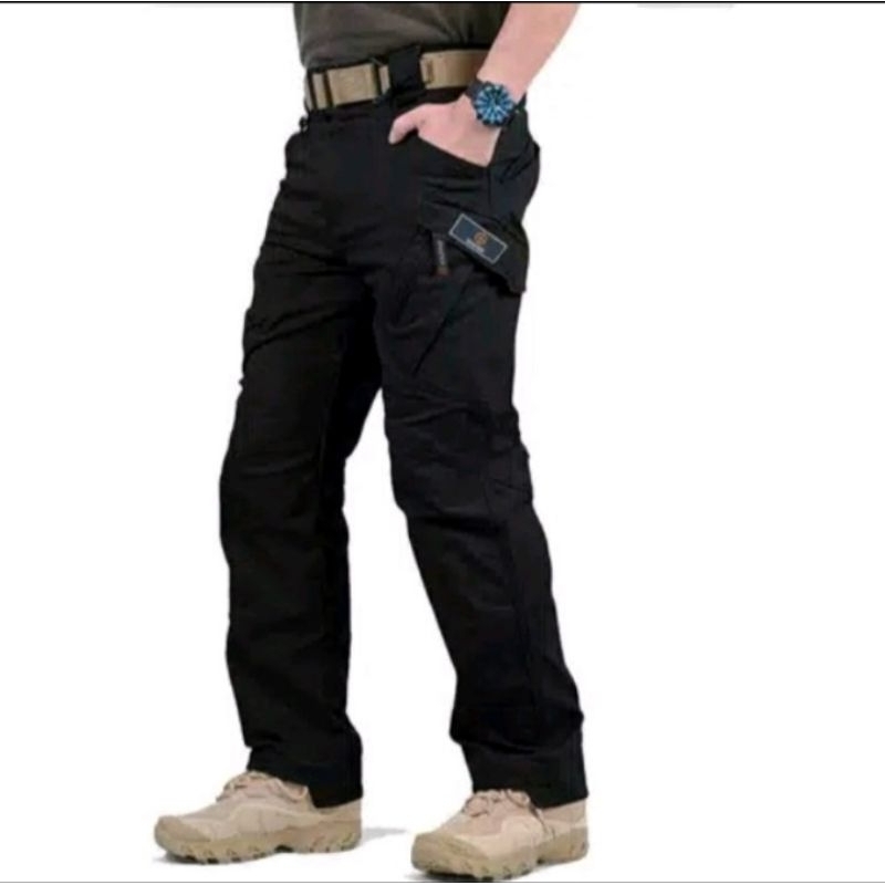 Celana panjang Pria Tactical PDL Dewasa Kargo Ripstop Premium Waterproof Taktikal Blackhawk