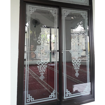 cutting stiker jendela masjid