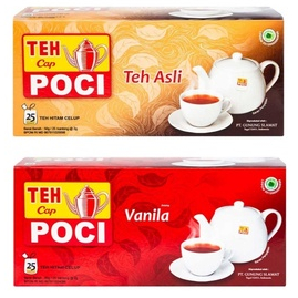 

teh celup poci teh asli 25 sachet dan teh vanilla 25 sachet