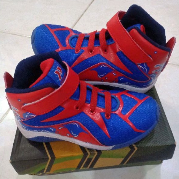 Sepatu Anak Precise Anak 29 Navy/Red Preloved(Bekas 1x pakai)