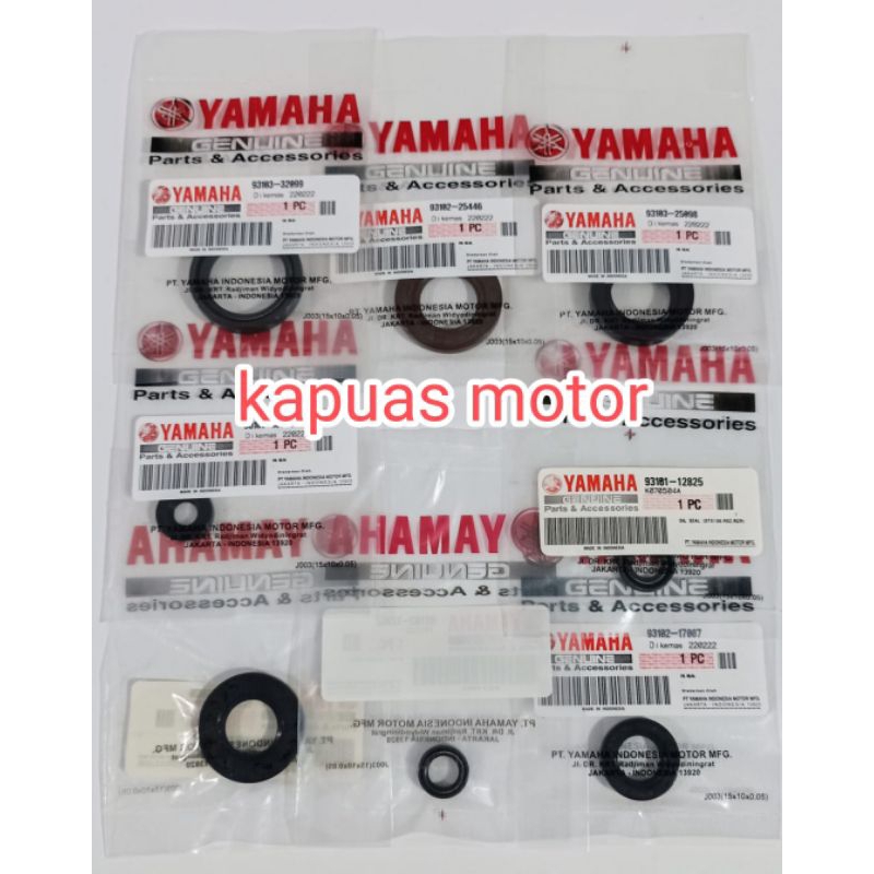 Seal sil mesin set as kruk balancer slah operan stut engkol gear yamaha 125 z y125z touch 125 ygp