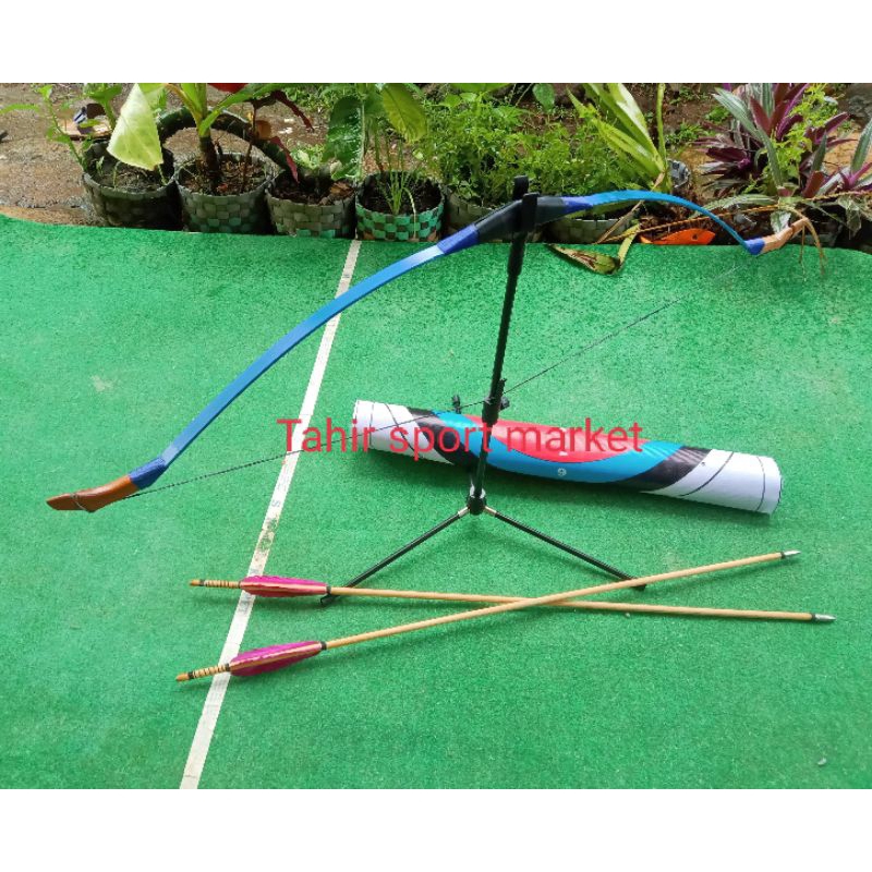 Panahan anak Busur panah fiber kuat bow anak TK dan SD Horsebow kids latihan edukasi anak memanah se